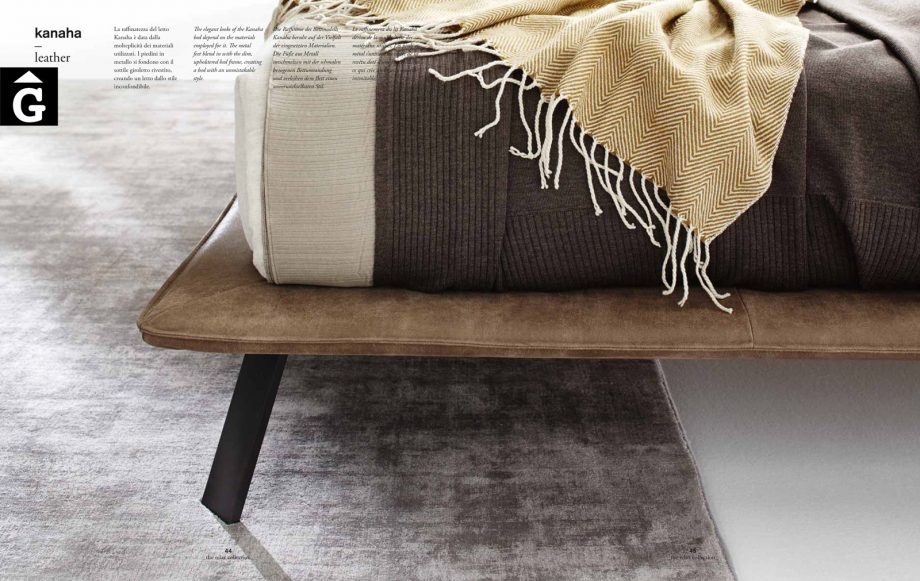 Kanaha llit entapissat detall peu – Ditre Italia llits entapissats disseny i qualitat alta by mobles Gifreu