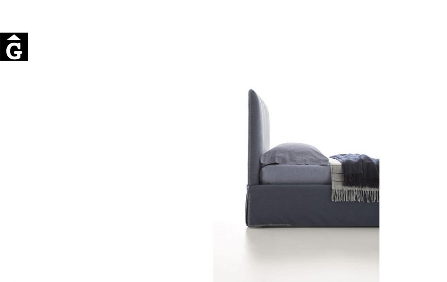 Llit Adele costura - Ditre Italia llits entapissats disseny i qualitat alta by mobles Gifreu