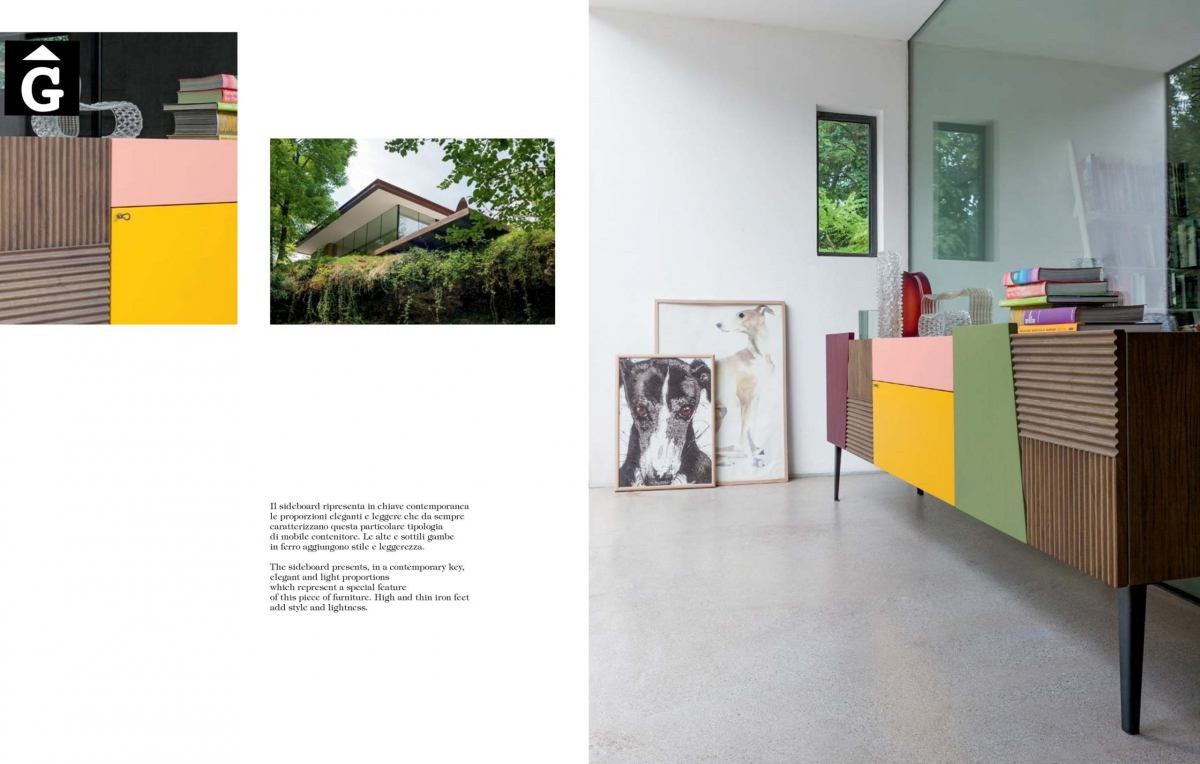 Detall moble colors massis roure Zero 16 by mobles Gifreu