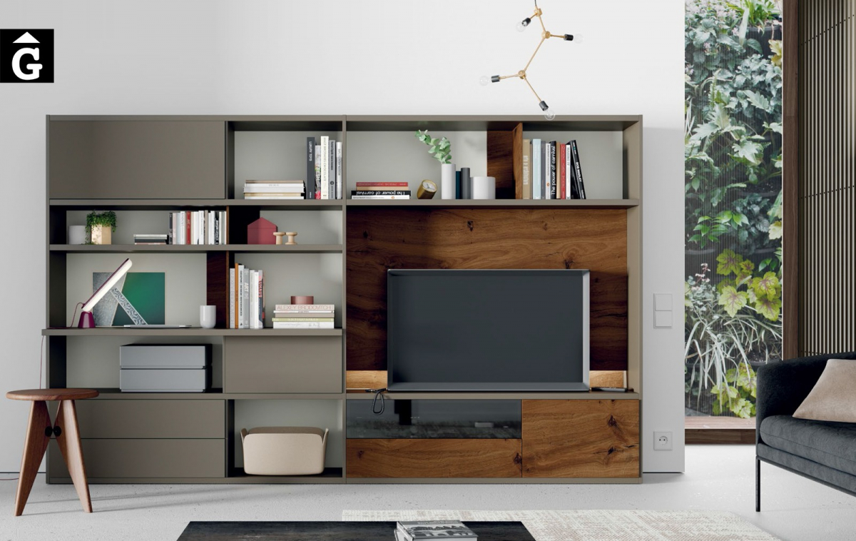 Moble Tv llibreria Line ViVe muebles Verge programa llibrera llibreries living by mobles Gifreu