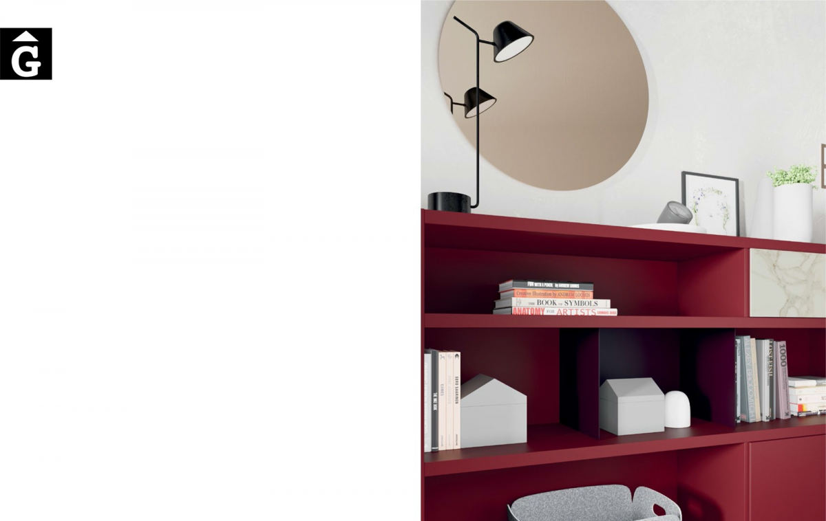 Rebedor detall moble Line ViVe muebles Verge programa llibrera llibreries living by mobles Gifreu