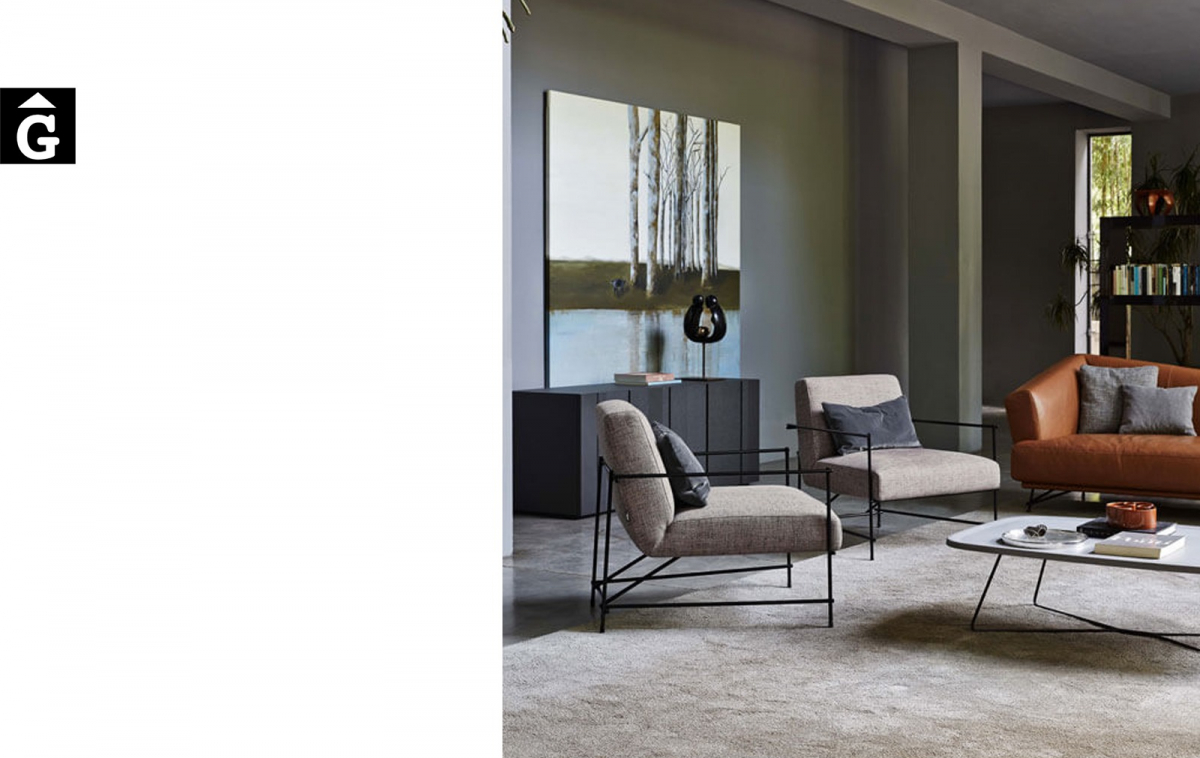 Butaca Kyo ambientda - Ditre Italia Sofas disseny i qualitat alta by mobles Gifreu