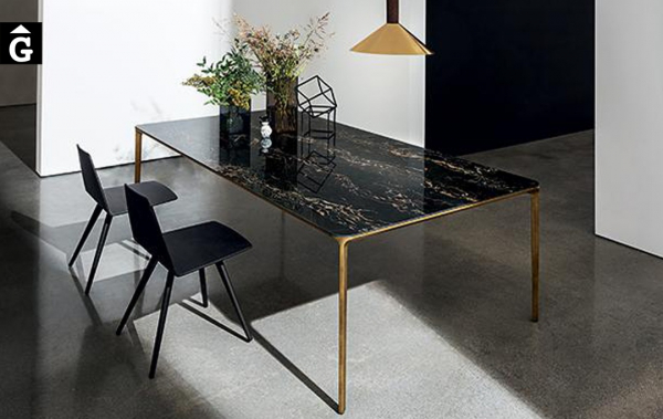Taula rectangular Slim disseny Matthiu Demacker Sovet per mobles Gifreu