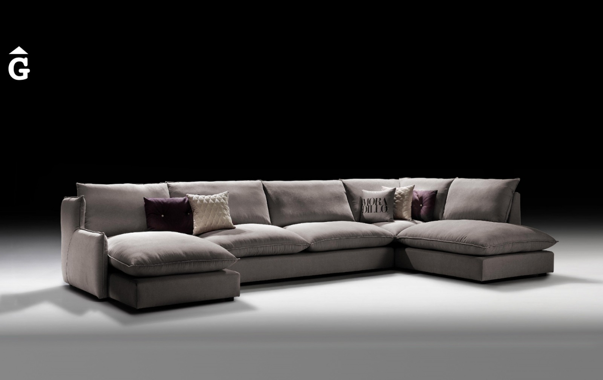 Sofà chaise longue i terminal Kembo