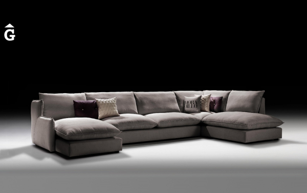 Sofà chaise longue i terminal Kembo