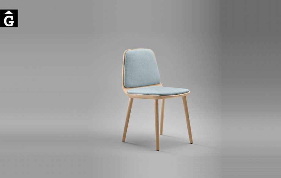 Cadira Bisell potes fusta fons gris Treku Home selecció Gifreu mobles