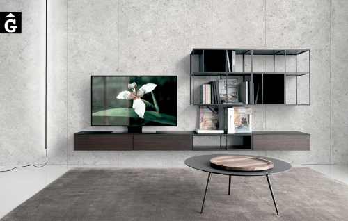 Moble Tv Atelier AT6 frontal Extendo Design Source by mobles Gifreu botiga elements interiors