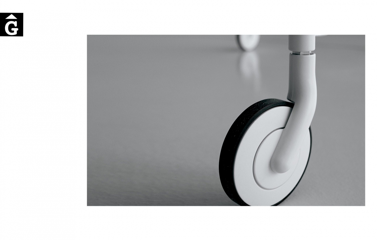 Moble Tv minimal detall roda Extendo Design Source by mobles Gifreu botiga elements interiors