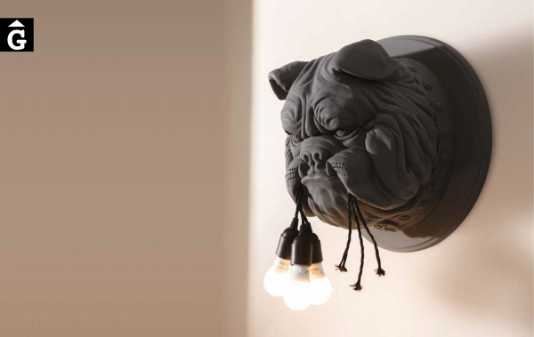 Làmpada aplic Amsterdam Bulldog negre
