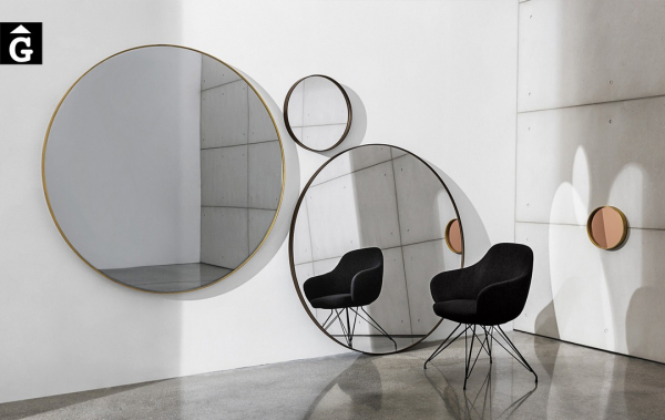 Mirall Visual Round | design Lievore Altherr Molina | Sovet |mobles Gifreu