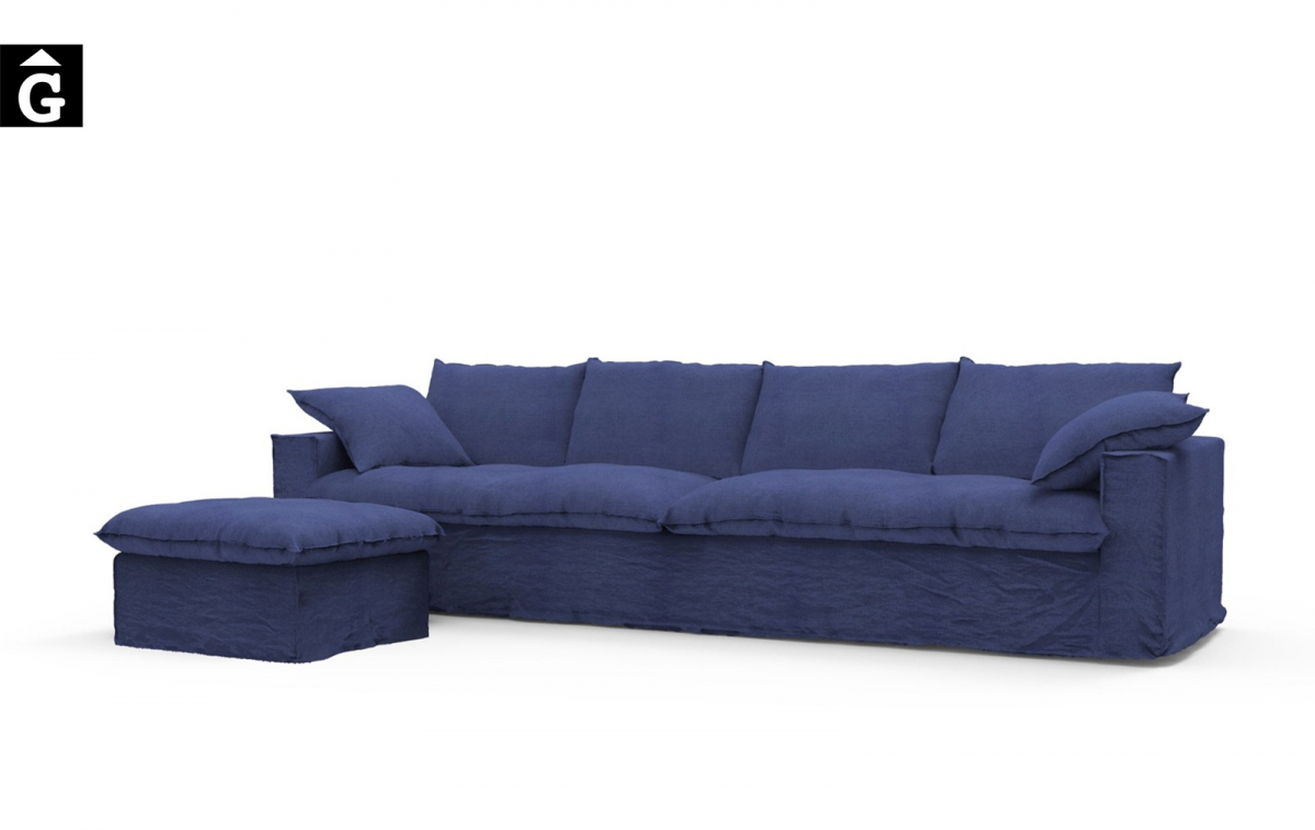 Sofà Adamas amb puff Atemporal | Ethical home interiors | Gifreu | sofas | Girona