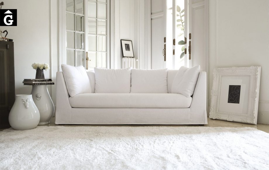 Sofà Alamao de Atemporal | Imatge ambientada interior blanc | Ethical home interiors | Gifreu | sofas | Girona