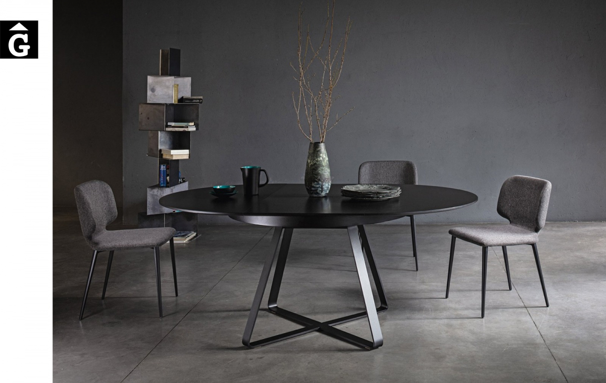 Taula rodona extensible ambient selecta | MIDJ | mobles Gifreu | Productes de qualitat