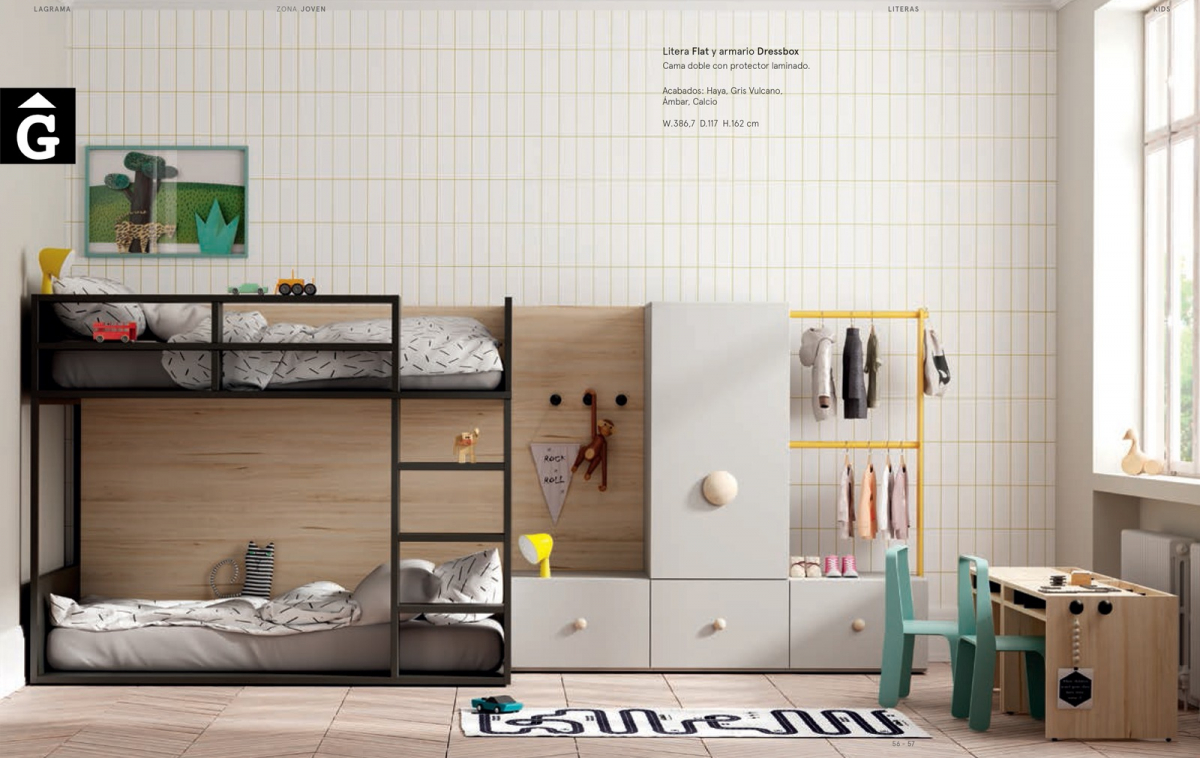 Habitació Infantil - Juvenil | Llitera | lagrama | mobles Gifreu