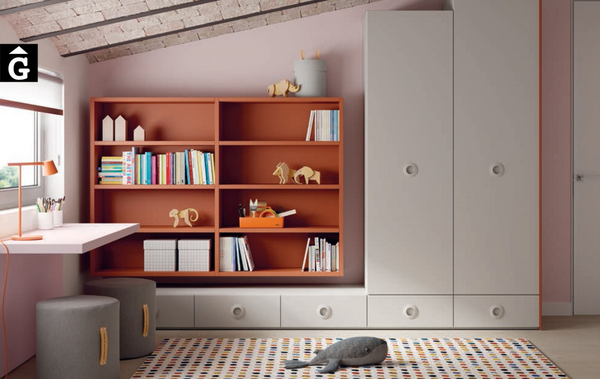 Habitació Juvenil | detall espai armari | lagrama | mobles Gifreu