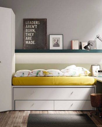 Habitació juvenil amb llit lliscant reversible | lagrama | mobles Gifreu