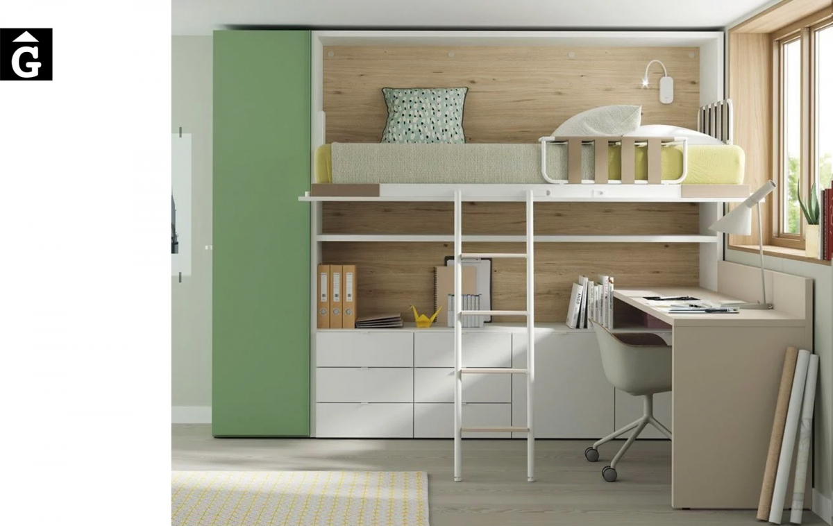 Habitació amb llit abatible horitzontal alt