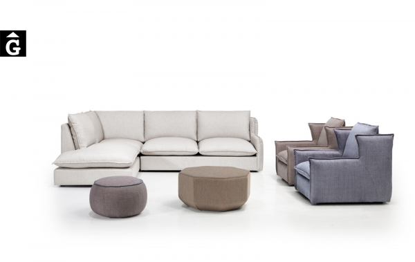 Sofà Chaiselongue i butaques Kembo | Moradillo | mobles Gifreu