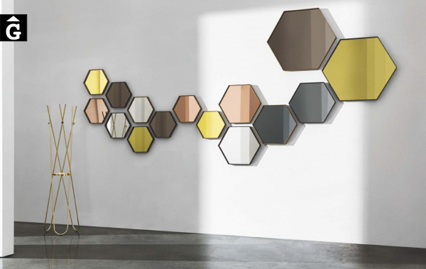 Miralls decoratius Visual hexagonal | Sovet | mobles Gifreu | Botiga | Distribuïdor Girona