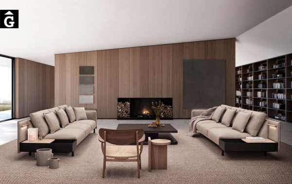 Sofas Silence Joquer amb tauleta auxiliar | Joquer | Sofàs a mida | grans | llargs | Moderns | Modulars | per la teva llar | Comprar sofà | mobles Gifreu | Botiga | Distribuïdor Girona