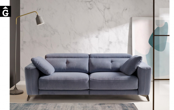 Sofà petit relax elèctric Julia | Bobbio | Sofàs a mida | grans | llargs | Moderns | Modulars | Per a casa | Comprar sofà | mobles Gifreu | Botiga | Distribuïdor Girona