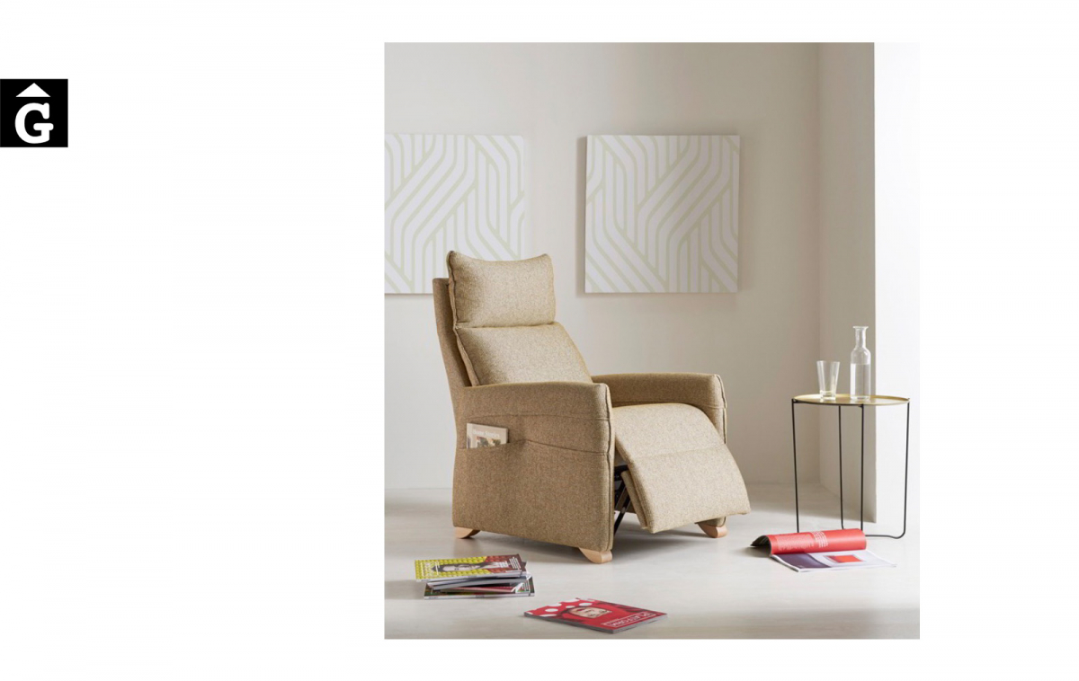 Butaca relax Titan de Reyes Ordoñez Sofas disseny i qualitat alta distribuïdor oficial mobles Gifreu