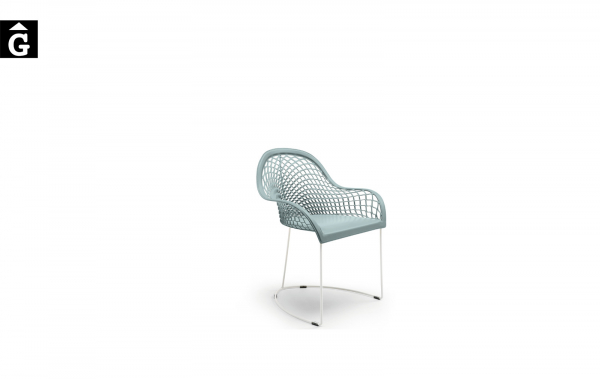 Cadira amb braços pell Guapa P M CU de MIDJ | Disseny Sempere |Taules i cadires de disseny actual | modern i conservador| casual i elegant | mobles Gifreu | Productes de qualitat