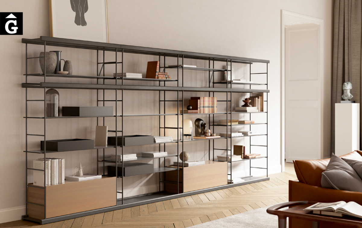 Bost | Sistema modular estanteria Bost dissenyat per Yonoh | Treku | mobles contemporanis amb tradició | mobles Gifreu