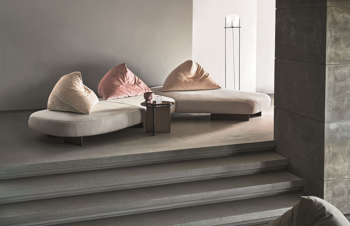 Sofà Papilo beige amb torrats