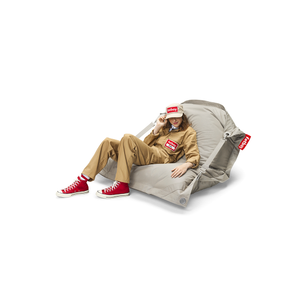 Puf Buggle-Up Light Grey Fatboy