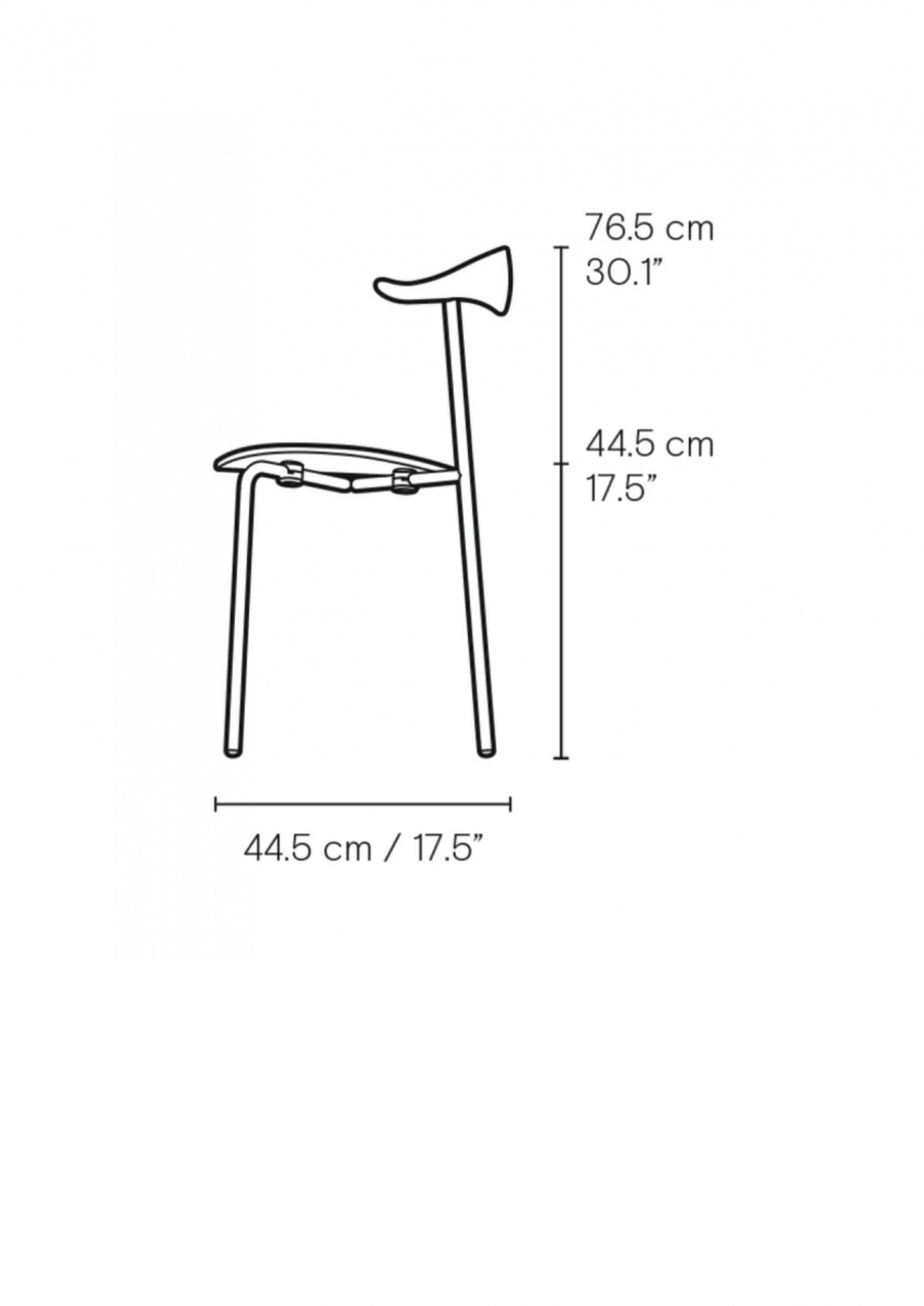 Cadira amb potes d'acer|CH88T
