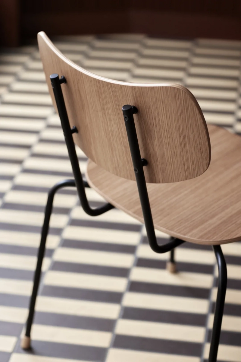 Cadira de roure - Vega Chair VLA26T - detall del respatller