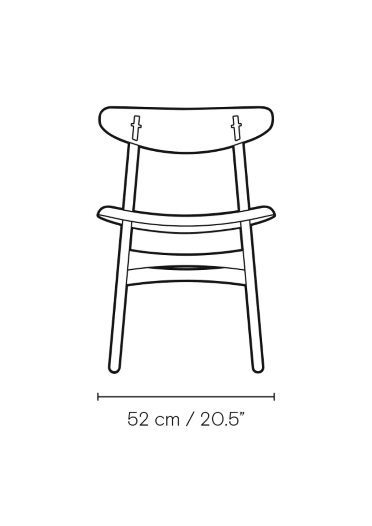 Cadira roure pintat|CH30P
