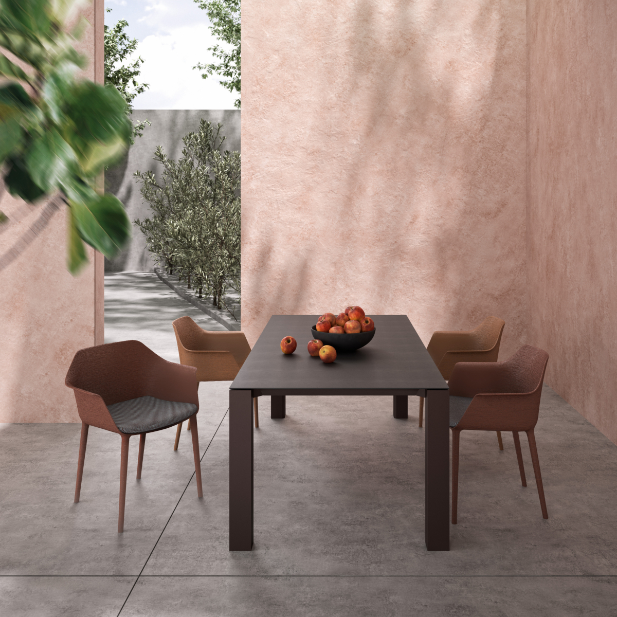 Cadira exterior apilable Gala Pure ECO Andreu World