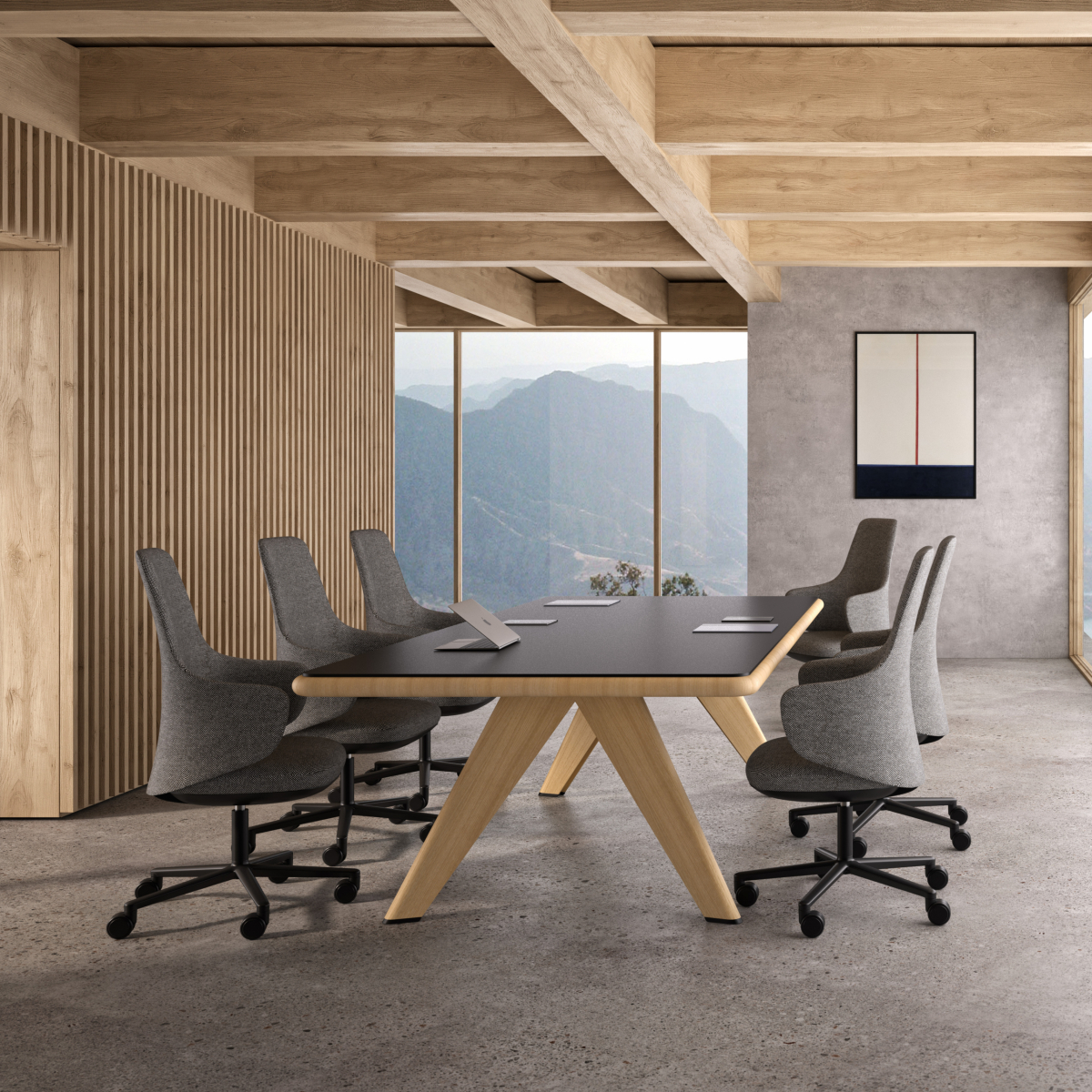Taula minimalista de disseny Planar Andreu World