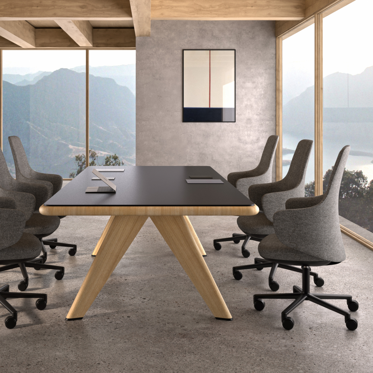 Taula minimalista de disseny Planar Andreu World