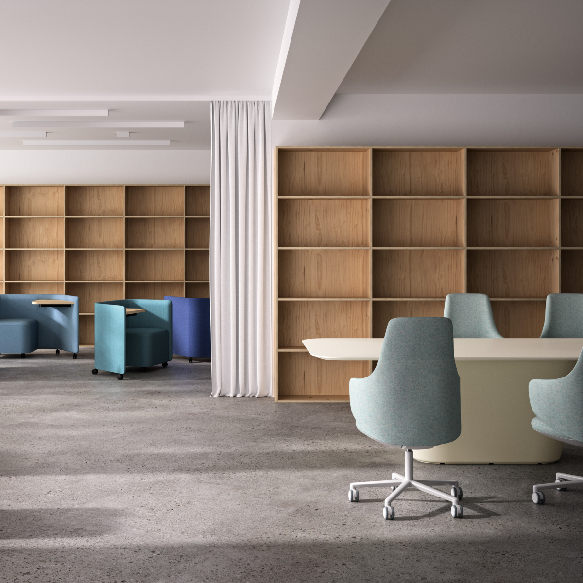 Taula gran de reunions moderna Proa Andreu World